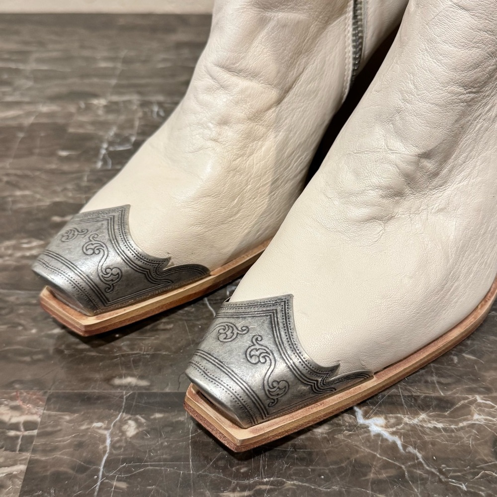 NEW Free People Brayden Leather Western Boots - Picture 2 of 13